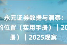 永元证券数据与洞察：榜单里的位置（实用手册）｜2025观察