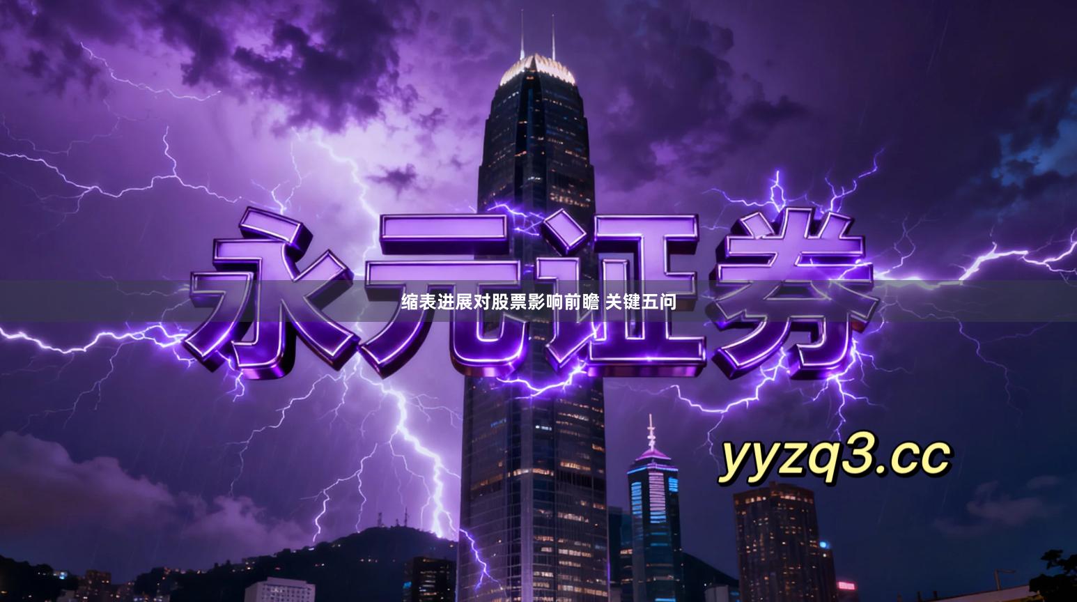 缩表进展对股票影响前瞻 关键五问